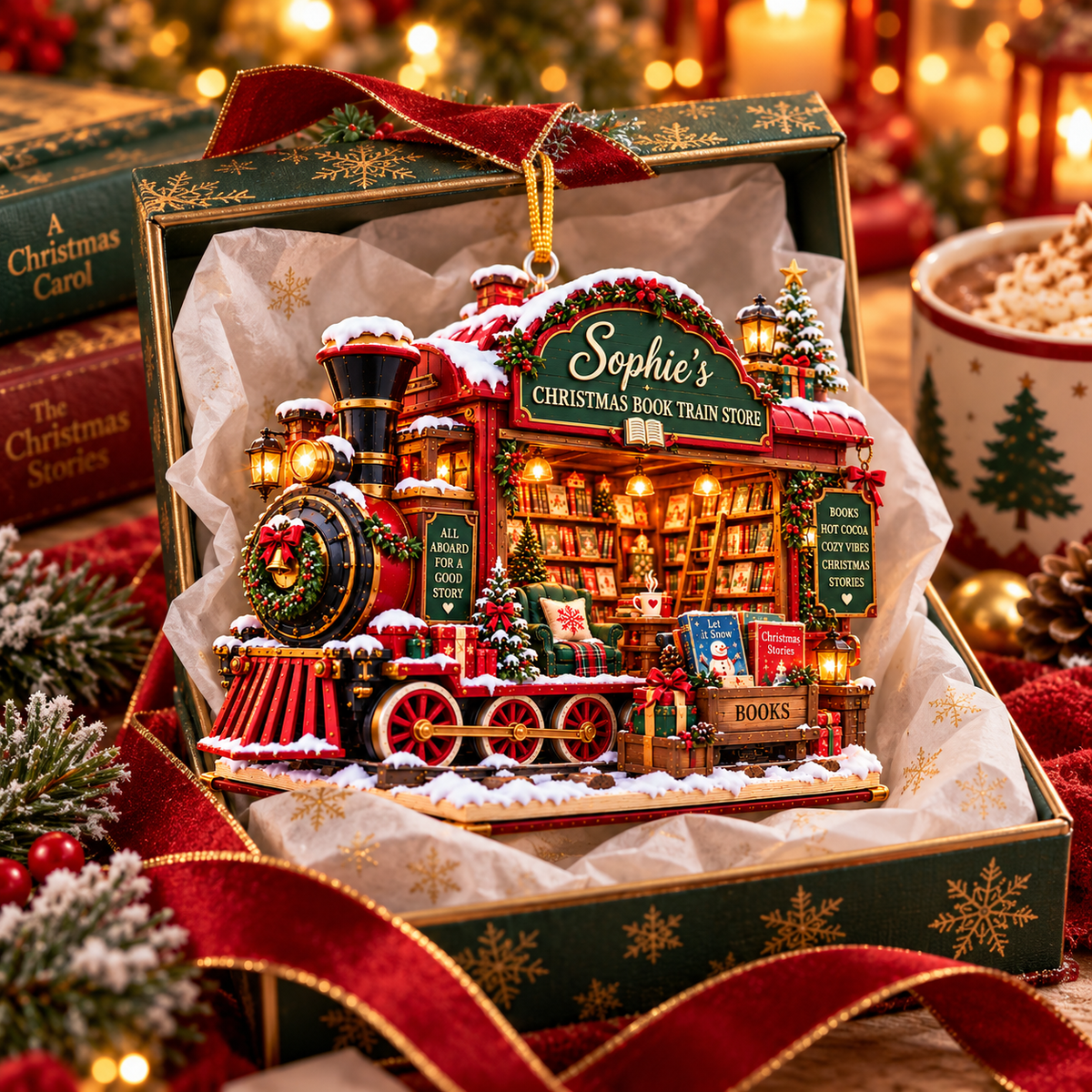 Personalized Christmas Book Train Store Ornament – Custom Name 2D Flat Acrylic Ornament, Magical Holiday Train & Book Lover Gift e1720767-832d-4af2-af7a-0a822c57934a-Image-Oct-31-2026-11_39_55-AM-3.png