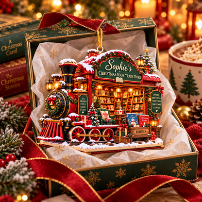 Personalized Christmas Book Train Store Ornament – Custom Name 2D Flat Acrylic Ornament, Magical Holiday Train & Book Lover Gift e1720767-832d-4af2-af7a-0a822c57934a-Image-Oct-31-2026-11_39_55-AM-3.png