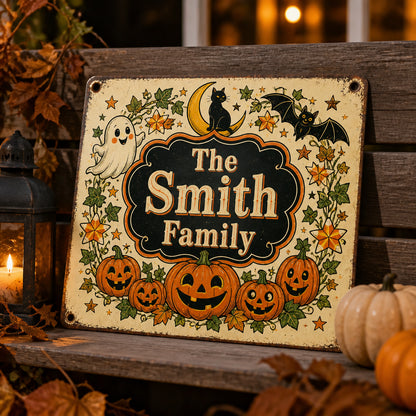 Vintage Halloween Family Name Wreath Sign - Personalized Metal Sign e193a8e7-62a2-4f61-9114-250485f7e055.jpg