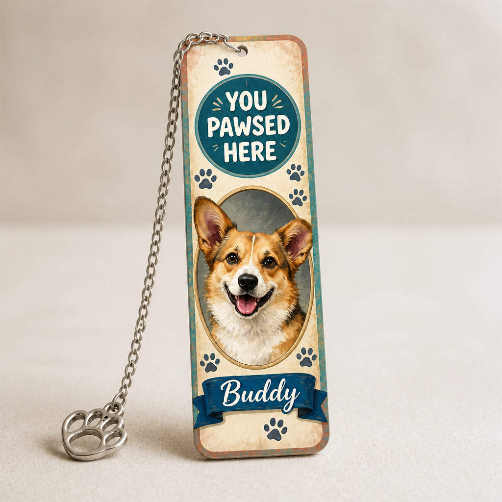 You Pawsed Here – Personalized Pet Portrait Acrylic Bookmark - Personalized Acrylic Bookmark e1a10911-d6ce-417a-a691-dce505ca7873.jpg