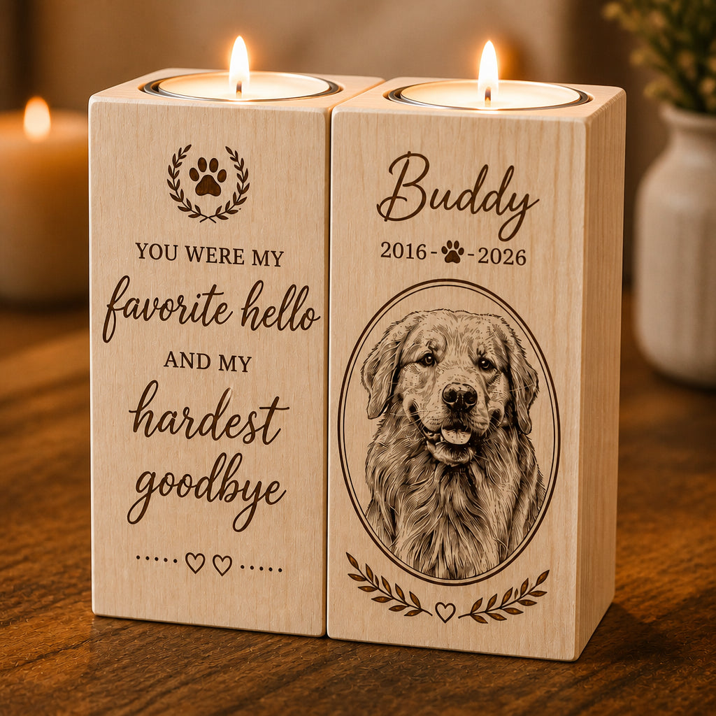 Pet Memorial Candle Holder – Favorite Hello, Hardest Goodbye - Personalized Candle Holder e1a849da-5556-4fd3-8739-5cb1f0a95bbd.jpg