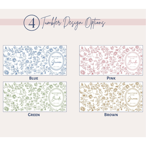 Blue Toile Mother Of the Bride Tumbler 40oz, Personalized Mother Of The Groom Tumbler With Handle, Blue Floral Toile De Jouy Wedding Cup e1b2261e-2eb8-41fb-ac20-8c45f67a399f-banner-6.png