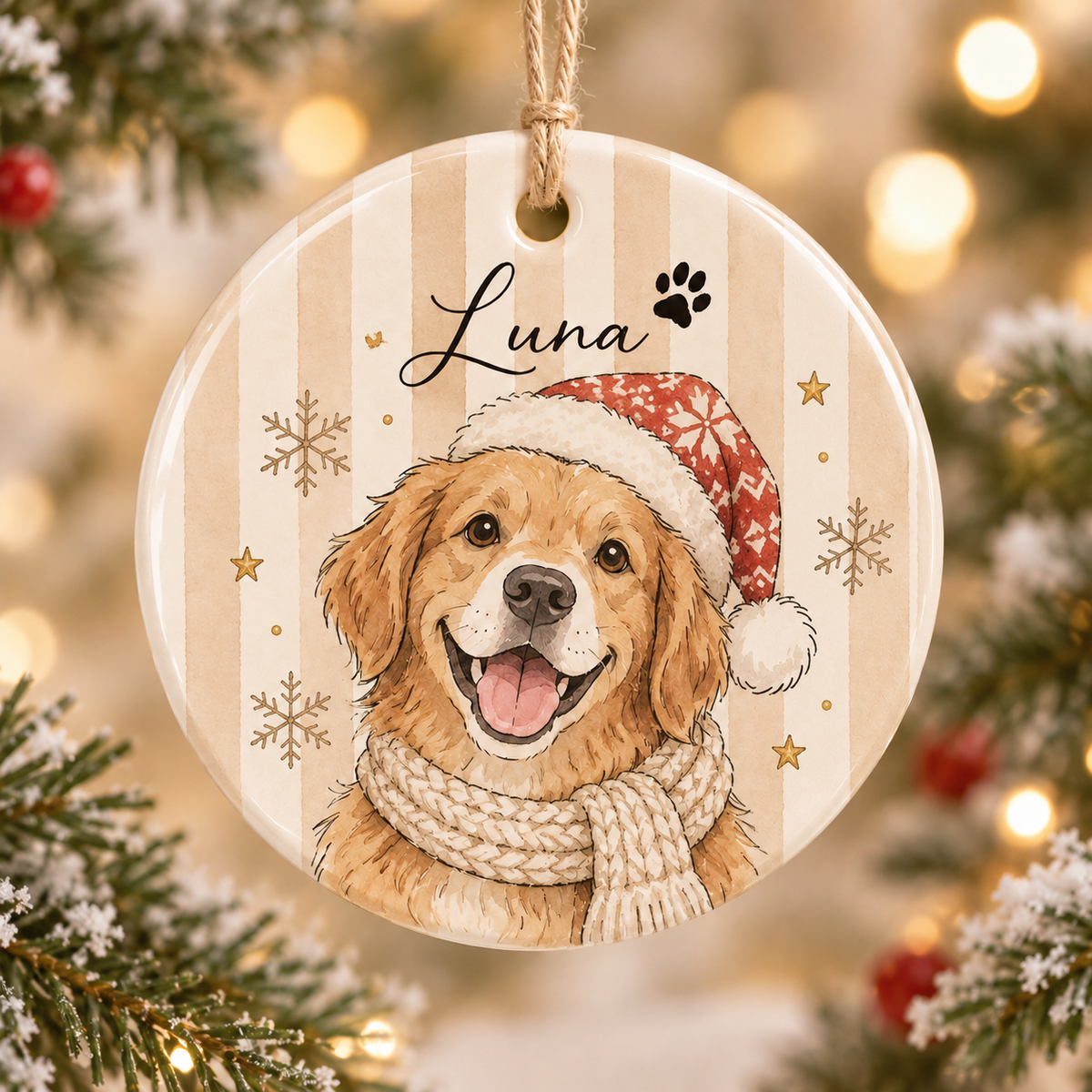 Personalized Pet Photo Christmas Ornament – Custom Watercolor Dog Portrait Keepsake e1c3d401-bded-4b34-a1e3-998bc732adb6-862337a6-132b-4a64-9c10-34e5e077c906.png