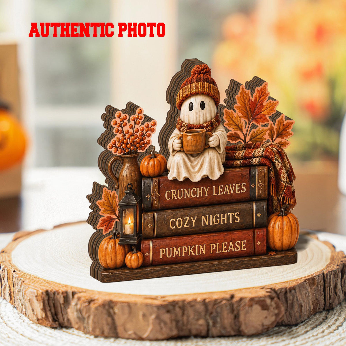 Ghost Coffee Fall Wooden block, Book Stack, Halloween BookShelf Decor e1de9b8c-9594-4d0b-a2a8-c168db3eddab-5.jpg