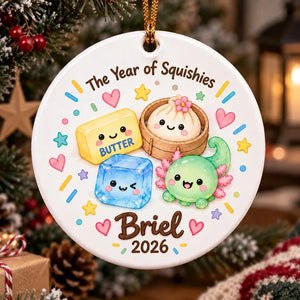 Personalized Kids Squishy Hunting Ornament 2026, The Year of Squishy Keepsake, Funny Kids Christmas Ornament, Cute Stocking Stuffer e1ec9d1e-39a9-410d-827a-059b08a4f483-h-1-.webp
