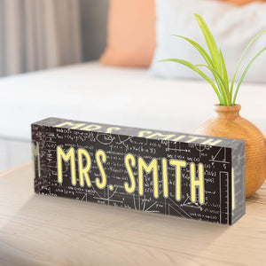 Custom Math Teacher Desk Name Plate Gifts, Personalized Gifts For Teacher, Teacher Acrylic Block, Teacher Appreciation Gift, Teacher Decor e20868aa-6a5a-48f0-97f6-27f9d265b9fc-4.jpg