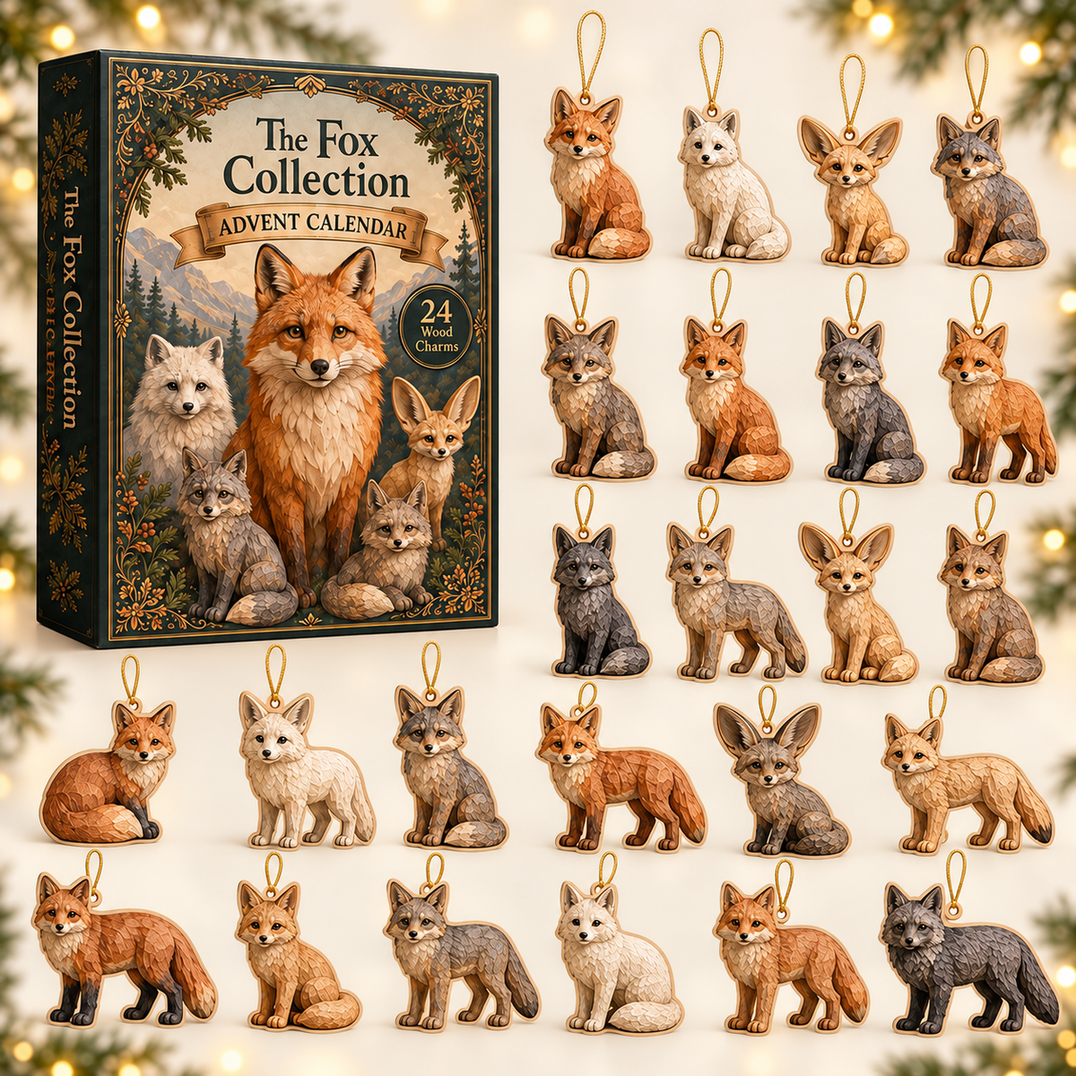 Wild Fox Kingdom Advent Calendar 2026 - 24-Day Festive Countdown, Wooden Charms Blind Box - Gift For Fox Lovers e208eacd-804b-4d8b-9b1e-faf92aeccda5-fox-box-charms.png