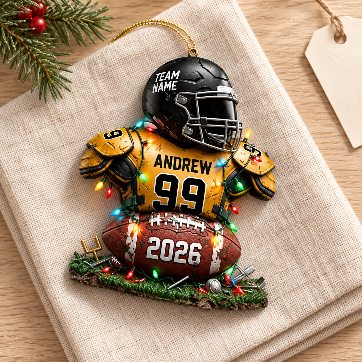 Personalized 3D Printed Football Player Christmas Ornament, Custom Team Jersey Keepsake with Raised Details, Senior Night Gift for Son, Boys Sports Decor, Athlete Christmas Gift e210dee3-0284-4000-8675-52a2d13291d7-e52ce9b4-3ea9-49f5-89b0-001ebb904862.png