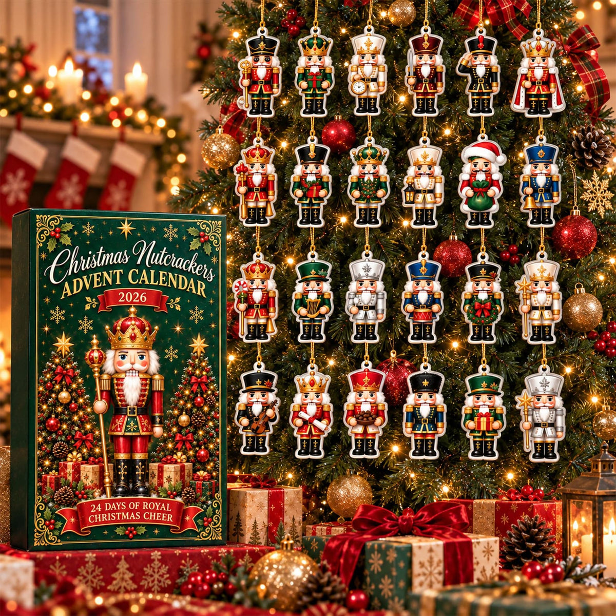 Christmas Nutcracker Advent Calendar 2026, 24 Day Nutcracker Ornament Set, Christmas Countdown Gift, Holiday Tree Decor, Xmas Keepsake e21294c3-41ff-411f-8b05-bcd7b36748cf-a2.jpg