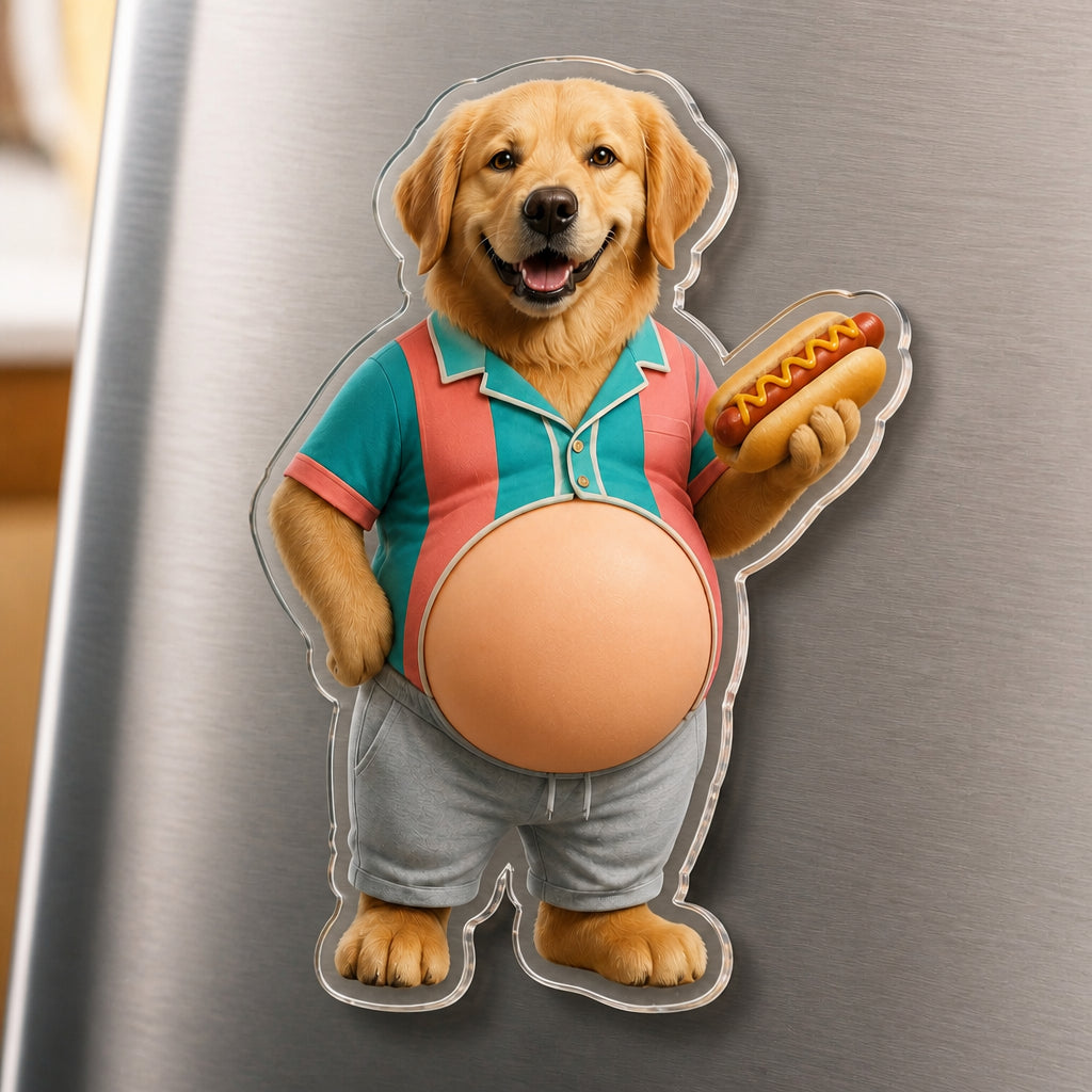 Custom Pet Squishy-Belly Fridge Magnet - Personalized Acrylic Refrigerator Magnet - Soft Rubber Belly e23b1510-acf1-4d0d-8979-ec6120ab5ee5.jpg