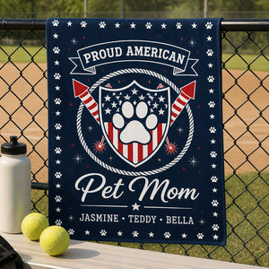 Proud American Pet Mom Names — Patriotic Sport Towel - Personalized Sport Towel e241bad4-9404-478b-96b4-7b09f04735a4.jpg