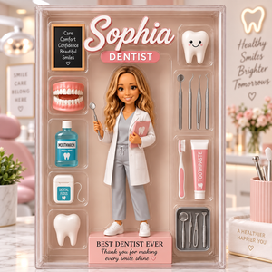 Custom Dentist Acrylic Block With Photo, Personalized Dental Doctor Desk Decor, Best Dentist Ever Gift, Smile Clinic Keepsake e2513601-a51f-4988-9646-e96f57be440e-htd6y-2-.png