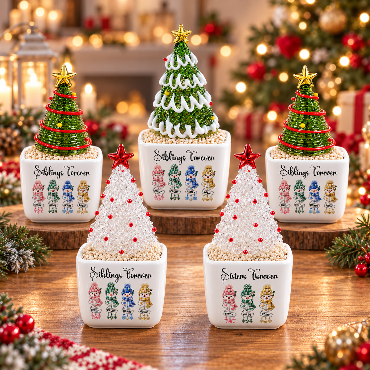 Siblings Forever - Personalized Potted Christmas Tree - Christmas Gift For Family e269d139-9d4d-4852-b183-fefea18ec4c9-banner-1.png