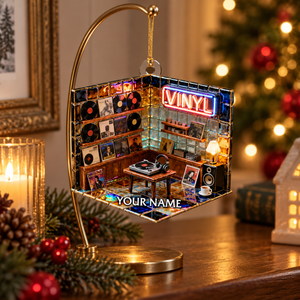Personalized Vinyl Record Store Ornament, Music Lover Gift Hims, Hers e276c3fa-2f14-4e4c-80f8-849366263278-JK4.png