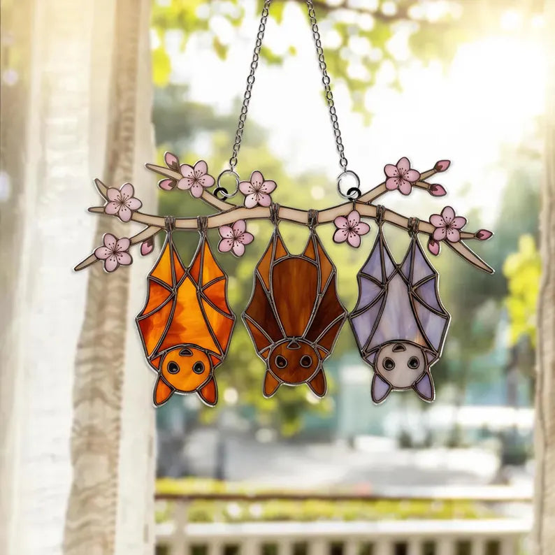 Hanging Bats and Peach Blossom Suncatcher, Stained Glass Style Window Decor e27f2a60-0747-4890-810d-ba40efc20b56-fgdgdfg-4-.webp
