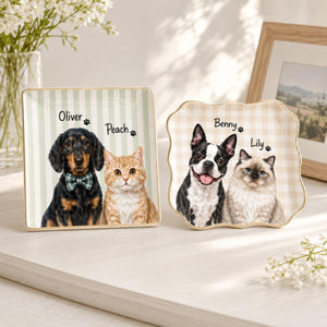 Personalized Pet Portrait Jewelry Dish, Dog Cat Photo Trinket Tray, Pet Memorial Jewelry Dish, Gift For Dog Mom, Gift For Pet Lovers e27ffea1-9ee4-4388-aa94-edd1ee9bef5d-banner-7.jpg