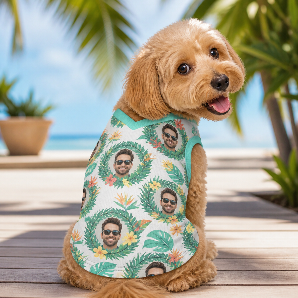 Custom Face Tropical Pet Tank – Photo AOP - Personalized 3D V-neck Sleeveless Pet Suit e2806661-0fa1-441f-ba35-b4927c60ffb4.png