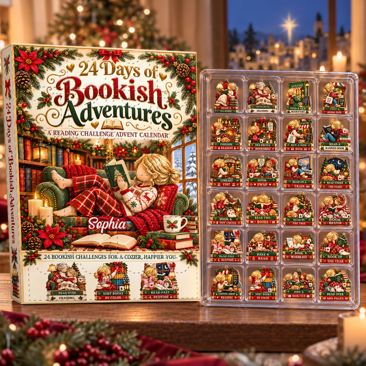 24 Days Of Bookish Adventures Gift For Granddaughter, Daughter, Book Lovers - Personalized Christmas Advent Calendar e2f3a765-a7e1-44e6-b58d-65ecad215c32-w1_d67eeb77-21e5-4ac7-9f7e-20ffd9ae9726.jpg