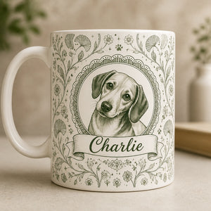 Custom Pet Portrait Botanical Cameo Edge-to-Edge Mug - Personalized Edge-to-Edge Mug e31b64a6-c0d6-490b-a973-09008d977502.jpg
