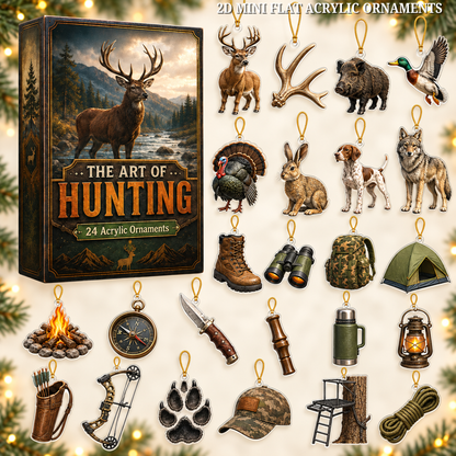 Art of Hunting Advent Calendar 2026 - 24-Day Festive Countdown, Acrylic Charms Blind Box - Gift For Hunting Lovers e33a725e-2c7a-4ea9-84c1-b0c19323510a-hunting-text.png