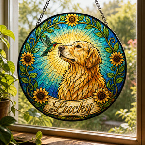 Custom Stained‑Glass Pet Portrait Suncatcher (Photo + Name) - Personalized Suncatcher Stained Glass e33cdfb9-21b9-4321-bbe5-7917d17dec7a.jpg