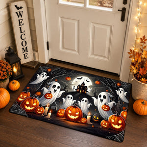 Halloween Area Rug Ghost Pumpkin Haunted House Printed Black Orange Autumn Indoor Floor Decor e33f6076-10d5-4273-a344-e9aa48e74ddd-2.jpg