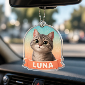 Photo-to-Toon Pet Name Acrylic Keychain - Personalized Acrylic Keychain e33fc6dc-1234-40da-b056-b1adf2d7588b.png