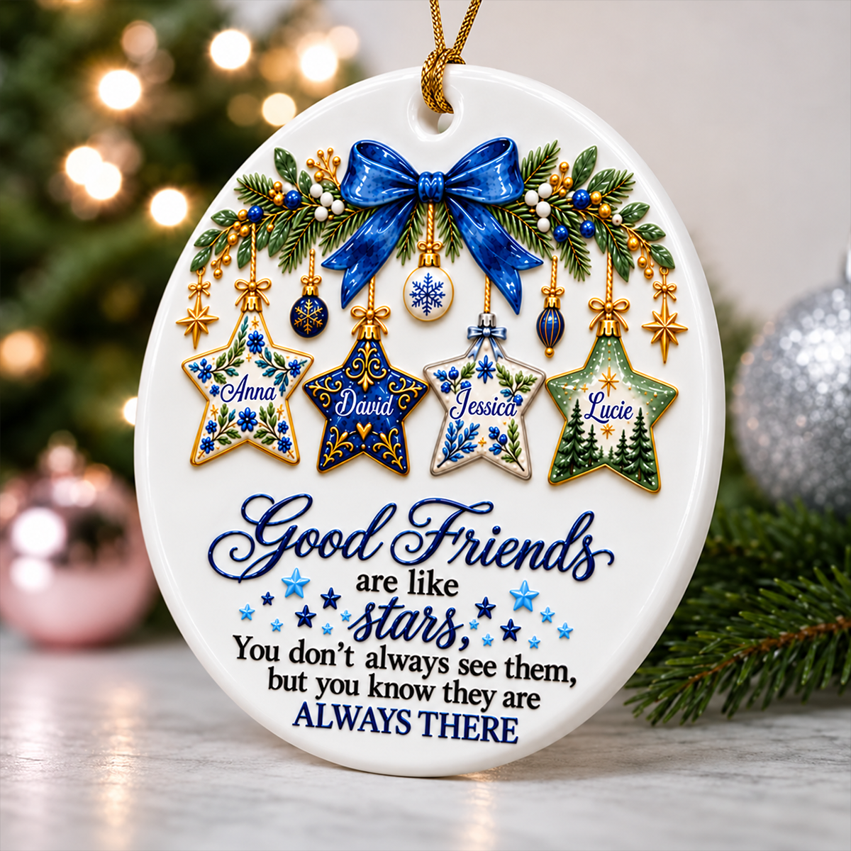 Good Friends Are Like Stars - Real 3D Raised Ornament e349c9c4-fe12-44b4-8fa2-3af6f8d9a521-3.png