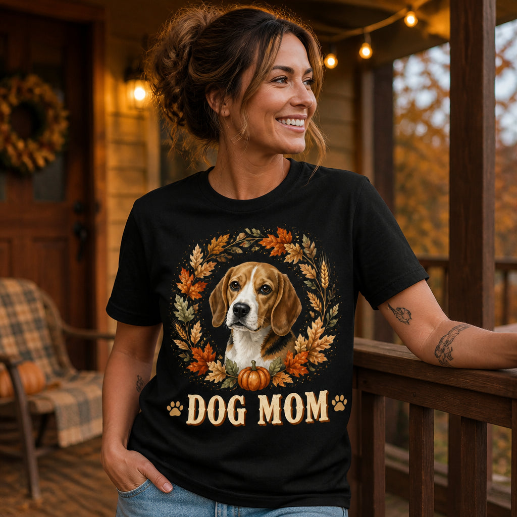 Autumn Wreath Dog Mom Custom Pet Portrait Tee - Personalized T-shirt e350d1fe-51a2-423e-9054-42e2b88082c7.jpg