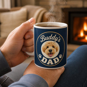Personalized Pet Photo Mug – [Pet Name]’s Dad - Personalized Mug e35e9838-e572-4593-8f15-6a14090b5e36.jpg