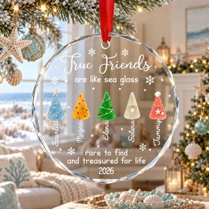 Personalized Friend Christmas Ornament: True Friends Like A Sea Glass Keepsake e3641081-30e6-48cc-b333-27f5cf858eca-banner-1.png