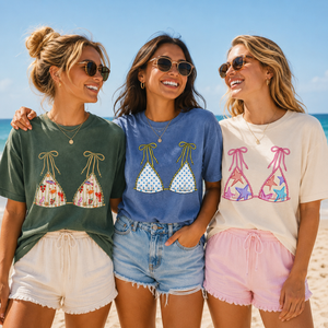 Comfort Colors Matching Bikini Printed Beach Party T-Shirt, Cute Beach Shirt, Summer Vacation Gift for Her, Funny Bikini Shirt Women e36c1db4-01cf-456d-b0cb-abff8633ee01-banner-1.png