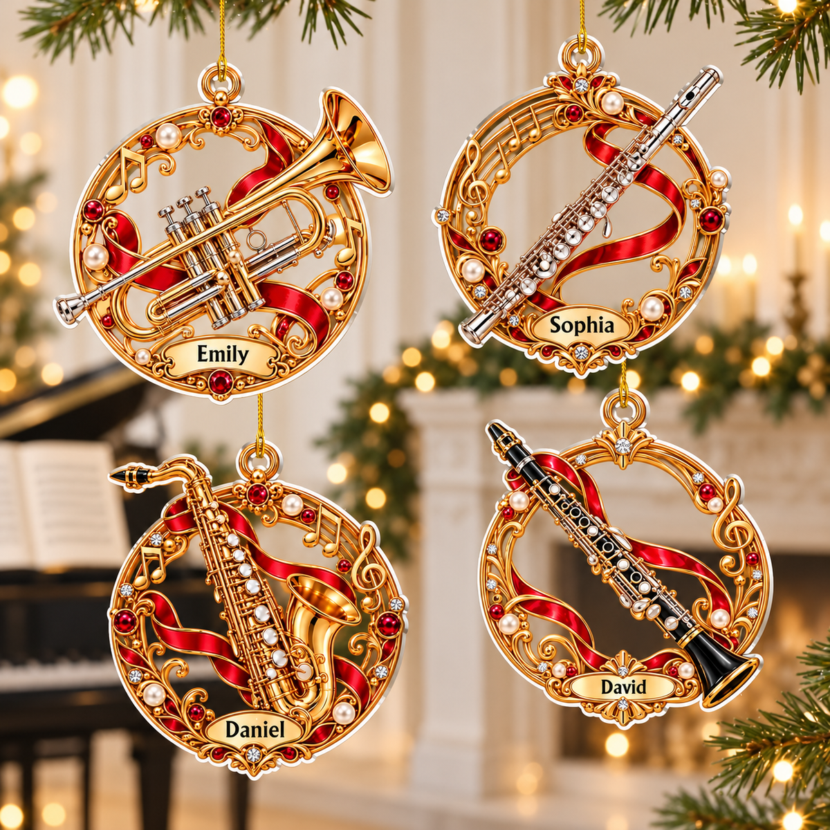 Musical Instrument Christmas - Personalized Acrylic Ornament, Gift For Hers, Hims e39c87de-f8f9-49fb-9191-566b2ab83026-B-nh-c-c-Gi-ng-sinh-sang-tr-ng-1.png