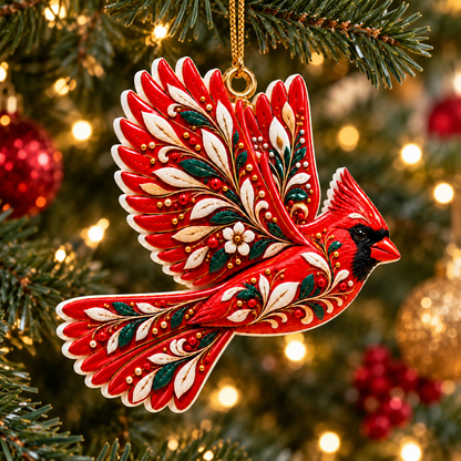 Cardinal 3D Relief Acrylic Ornament, Scandinavian Christmas Ornament, Red Cardinal Bird, Scandinavian Bird Christmas Ornament, Gift For Bird Lovers e3ad82d9-200d-4563-b871-07b86ae1188b-Chim-h-ng-y-Gi-ng-sinh-tr-n-c-nh-1.png