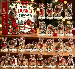 Donkey Advent Calendar 2026, 24 Days Christmas Countdown, Mini Donkey Ornament Set, Cute Animal Xmas Decor, Holiday Gift for Donkey Lover e3b7f0ce-0d80-4565-95e2-9d5746d4bd37-il_1588xN.8603084083_oywb.jpg