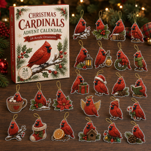 Christmas Holy Cardinals Advent Calendar 2026 - 24-Day Festive Countdown, Acrylic Charms Blind Box - Gift For Family Members, Cardinal Lovers e3c14e94-113c-4a52-8be3-952823b6aac5-box-charms-cardinal.png