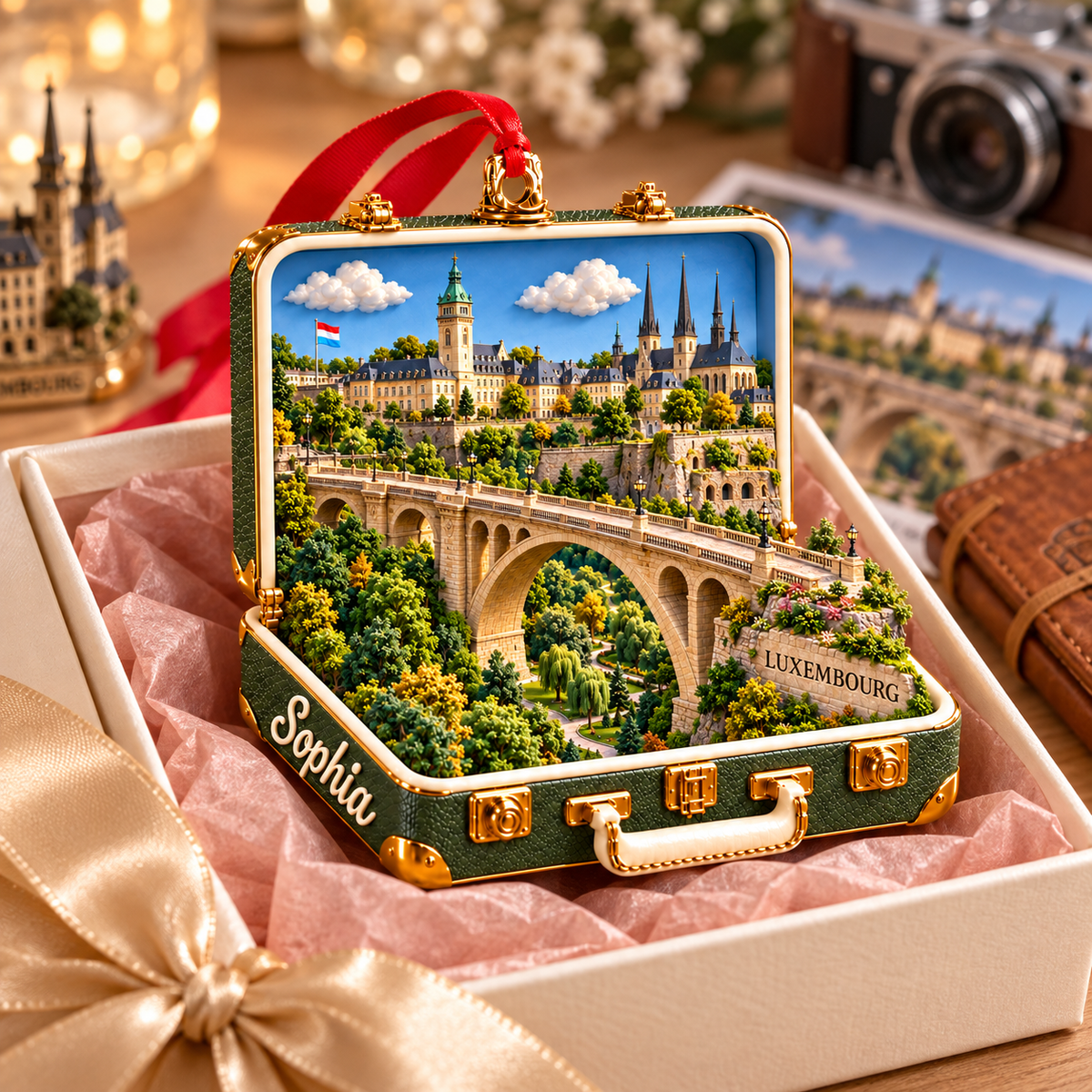 Personalized 3D Adolphe Bridge Suitcase Christmas Ornament – Luxembourg Travel Souvenir & Gift for Luxembourg Lovers e3eb33f7-ec74-4413-bd79-6bcaa0bd9a41-Luxembourg-Bridge-Keepsake-in-Gift-Box-4.png