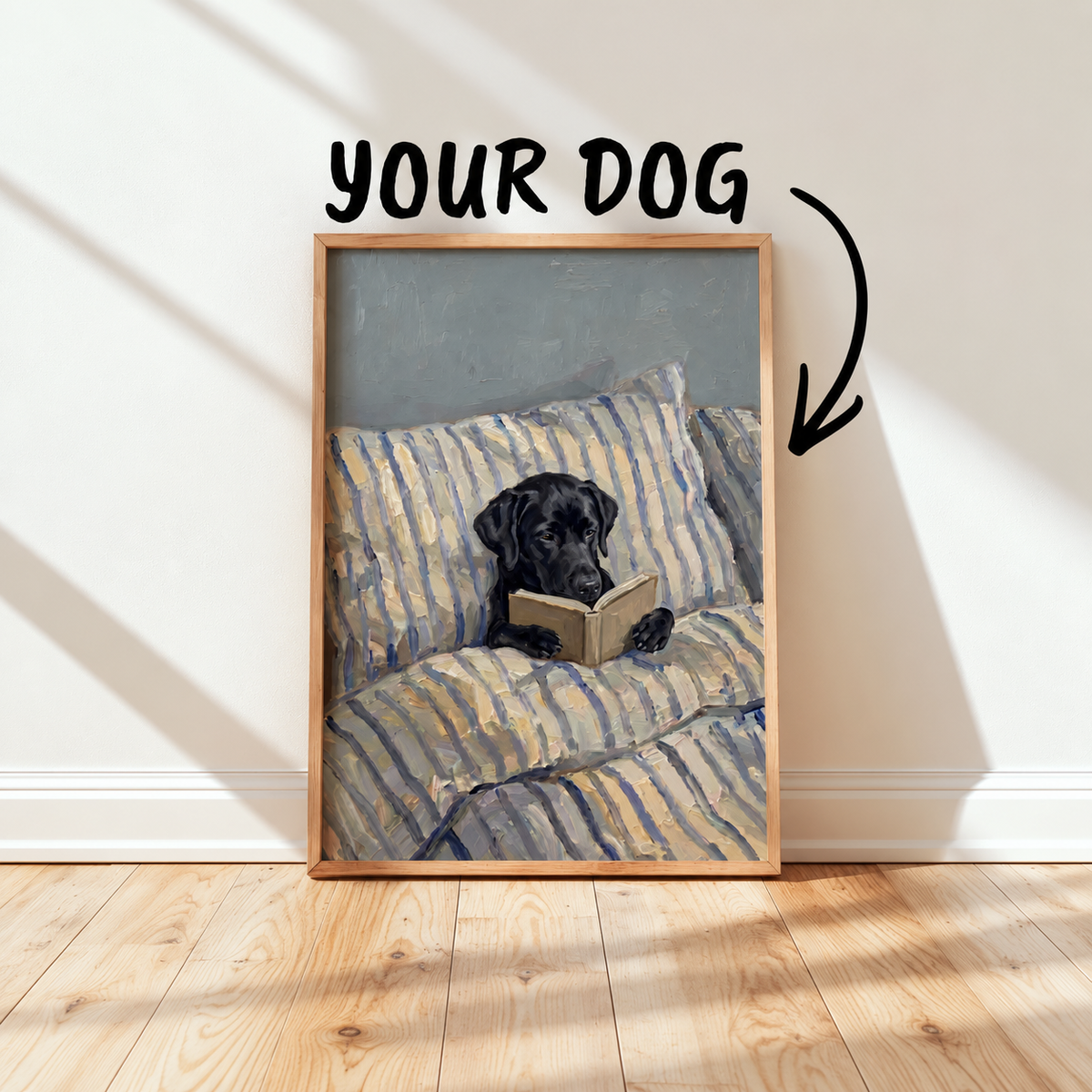 Custom Dog Reading in Bed Painting, Personalized Pet Portrait From Photo, Gift For Friends e42cb51a-121d-4b4c-8a81-ddb401596983-Ch-ch-c-s-ch-trong-khung-g-1.png