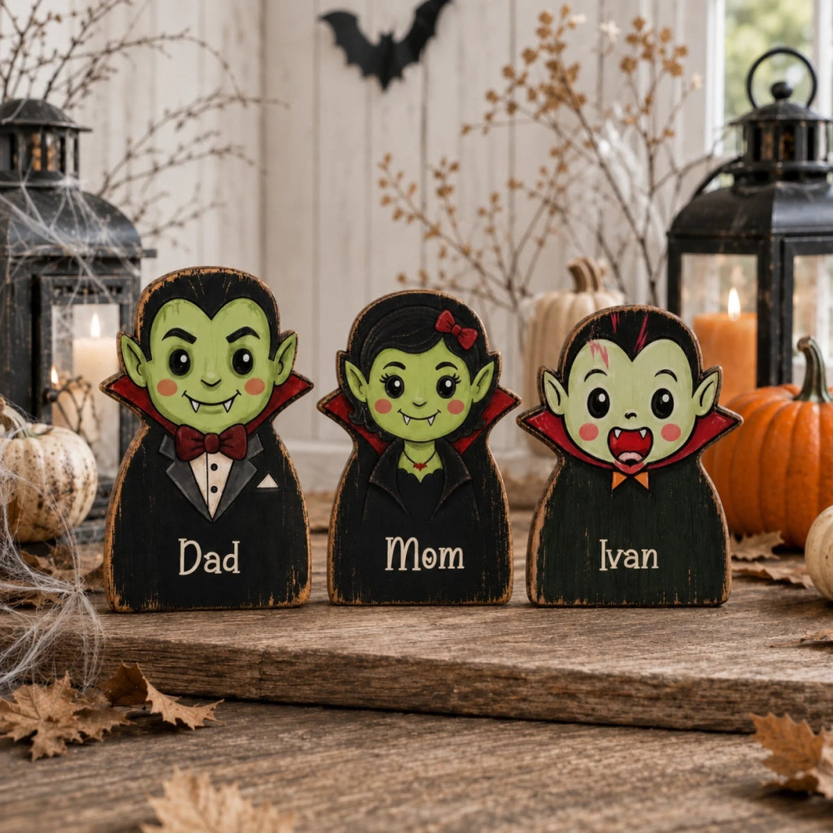 Halloween Family Custom Character & Name - Personalized Wooden Block - Halloween Gifts for Shelf Decoration e430293e-7ded-4362-89db-f0925419aed9-banner-4.jpeg