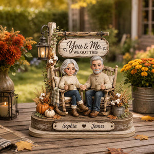 Personalized Husband Wife Sitting On Rocking Chair You And Me We Got This Plaque for Grandparents, Custom Names Anniversary Gift for Parents e4345fb1-bb20-4a7f-a08a-f555dddff986-TR-T-2-.jpg