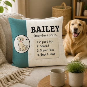 Pet Name Definition Pillow – Dog Lover Dictionary with Cute Dog - Personalized Pillow e43fad18-6ee0-4cff-9f25-1cc68f36e1c2.jpg