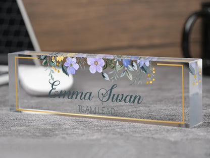Personalized Acrylic Desk Name Plate, Name Sign Plaque, Teacher Appreciation Gifts, Office Decor e44671a4-4df5-4f9e-9ea9-406e05b3908a-ghydre-1-.webp