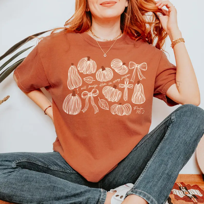 I Will Praise Him in Every Season Shirt, Religious Thanksgiving T-Shirt, Retro Christian Fall Tee,Religious Fall Doodle e4795432-f65c-40ee-9c04-c3444f761964-dfbhdre-1-.webp