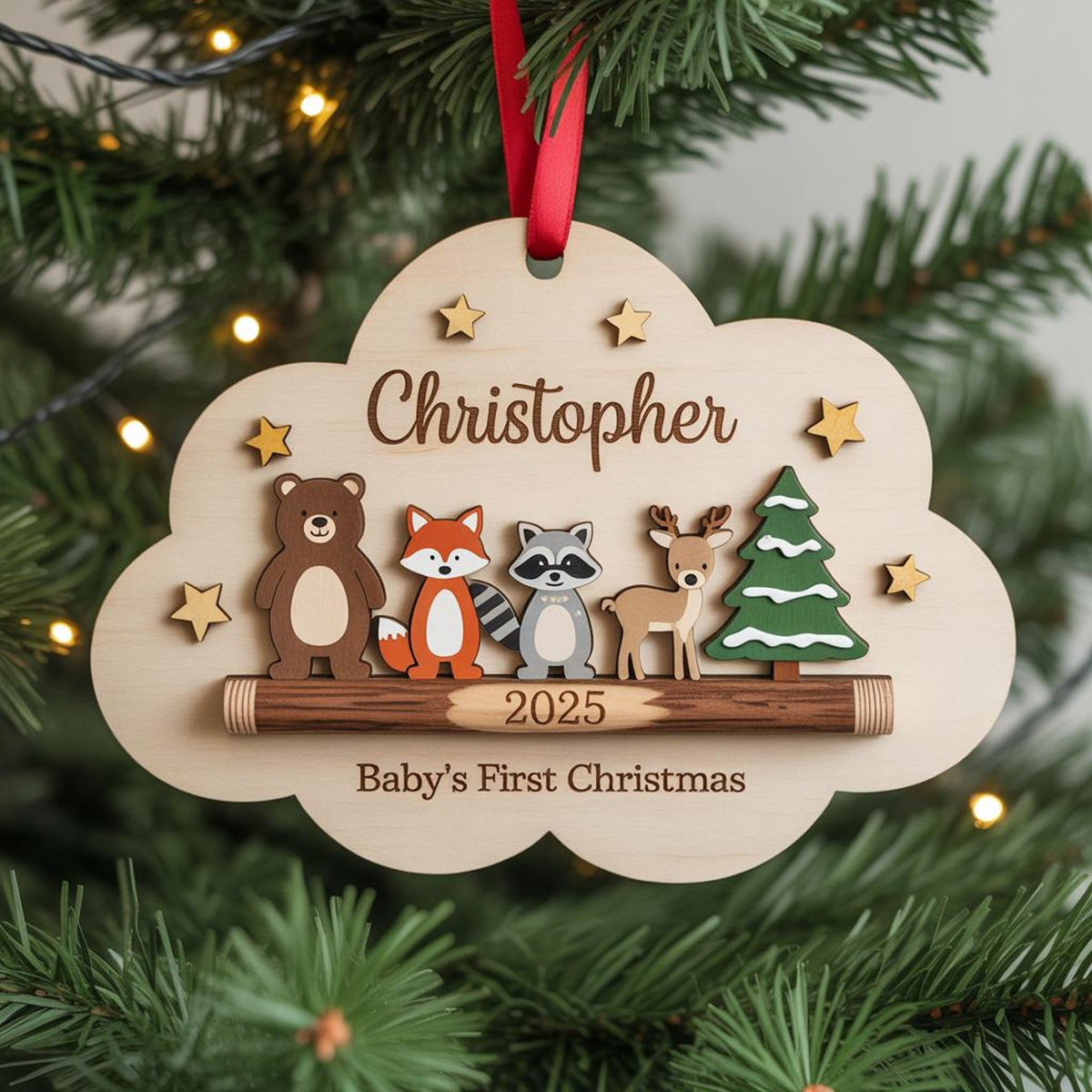 Personalized Baby’s First Christmas Ornament 2025, Custom Woodland Animal Ornament, Newborn Keepsake Gift for Baby Boy or Girl e4849823-dffd-4430-9d9f-49a2ec03a971-po2.jpg