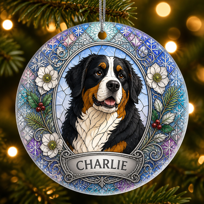 Custom Stained-Glass Pet Portrait Name Ornament - Personalized Aluminum Ornament e4b03a35-3303-4246-b11f-5f5c87ebbf3e.png