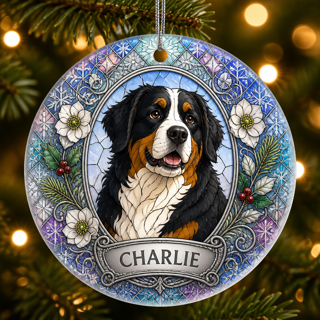 Custom Stained-Glass Pet Portrait Name Ornament - Personalized Aluminum Ornament e4b03a35-3303-4246-b11f-5f5c87ebbf3e.png