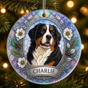 Custom Stained-Glass Pet Portrait Name Ornament - Personalized Aluminum Ornament e4b03a35-3303-4246-b11f-5f5c87ebbf3e.png