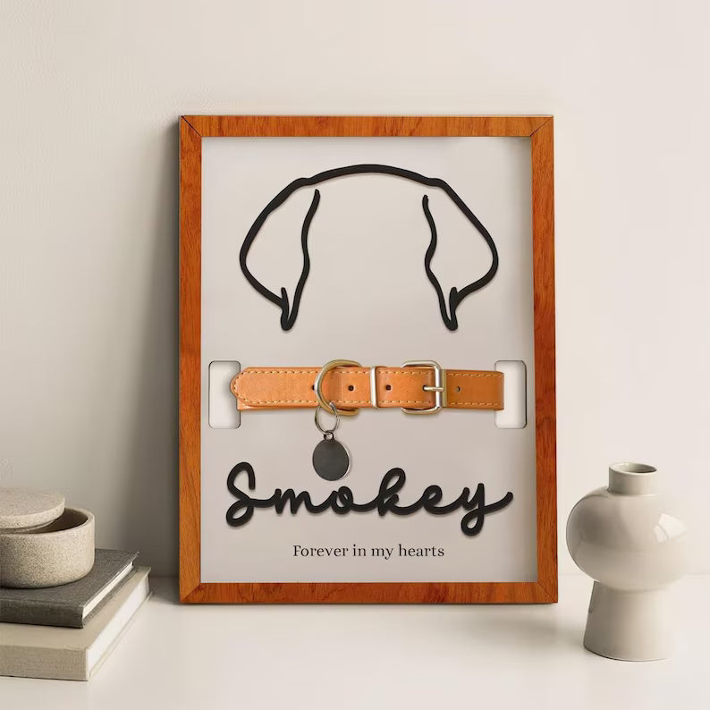 Dog Memorial Gifts For Loss Of Dog, Personalized Loss of Pet Gift, Memorial Pet Collar Holder, Memorial Frame Gift for Pet Lovers e4b35222-b1e8-40c9-aae1-e53ac57c0db6-fg-3-.jpg