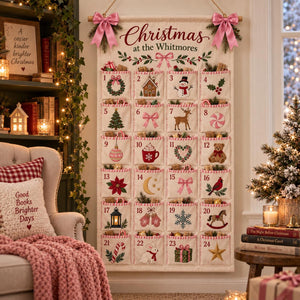 Personalized Christmas Advent Calendar, Custom Family Name Countdown, Kids Christmas Decor, Reusable Wall Hanging, Kids Xmas Gift e4e290f7-7ff5-4394-9152-5d37cc5d7415-il_1588xN.8602545763_do17.jpg