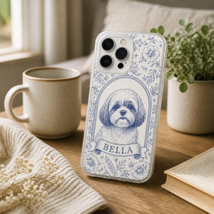 Custom Pet Engraving Phone Case — Arched Cameo - Personalized Phonecase e513add7-c1a0-4d94-a93d-479884d939f4.jpg